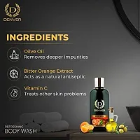 DENVER Vitamin - C Refreshing Body Wash + Purifying Body Wash- 325ML Each (Pack of 2) | Gel Based Shower Gel for Men | Paraben Free Body Wash | Suitable for All Skin-thumb4