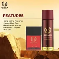 DENVER Honour Gift Set - Deodorant (165ML) + Perfume (60ML) | Long Lasting Fragrance Luxury Perfume Deo for Men-thumb4