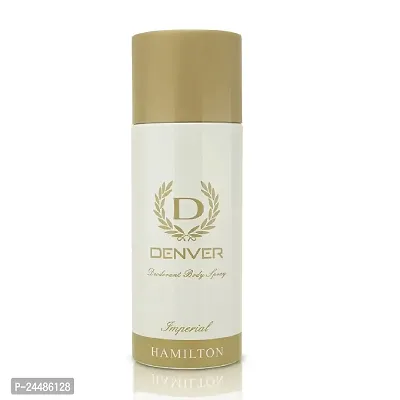 DENVER Imperial Deodorant - 165ML | Long Lasting Deo Body Spray for Men-thumb0