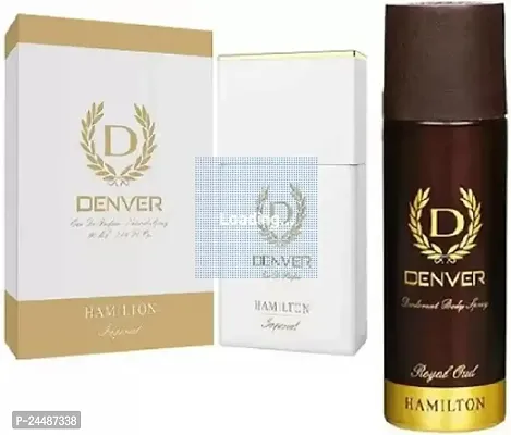 Denver Royal Oud Deo 165ml  Imperial Eau De Parfum 60ml (Pack of 2)