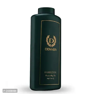 DENVER Hamilton Premium Body Talc- 300GM | Scented Talcum Powder for Men