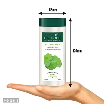 Biotique Gotu Kola Smooth Skin Body Lotion for Dry Skin, 180 ml-thumb3