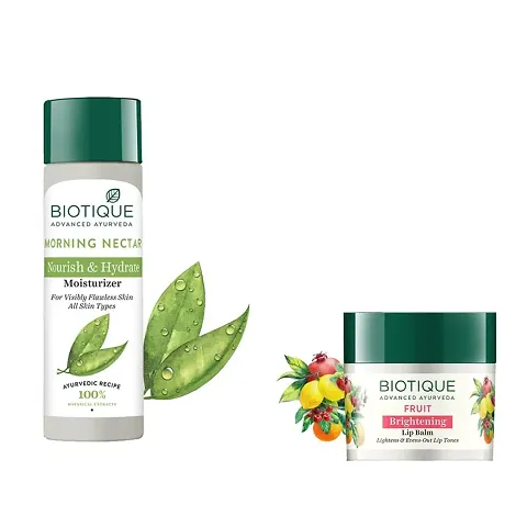 Biotique Set Of Lotion & Lip Balm