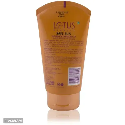 Lotus Sunblock Cream - Safe Sun (SPF 30), 100g Tube-thumb2