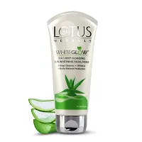 Lotus Herbals Teatreewash Face Wash with Tea Tree Oil  Cinnamon Anti Acne Oil Control, 120g And Whiteglow 3-In-1 Deep Cleansing Skin Whitening Facial Foam 50g-thumb4