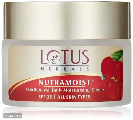 Lotus Herbals SPF 25 Nutramoist Skin Renewal Daily Moisturising Cream (50g)-thumb0