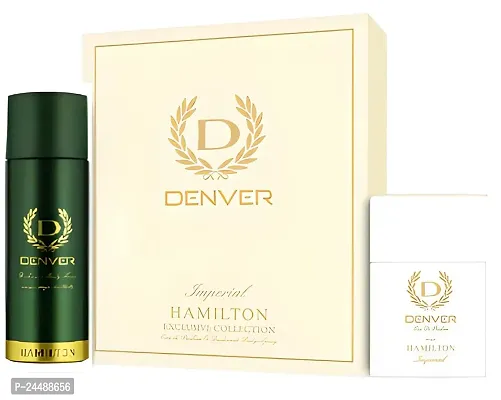 Denver Imperial Eau De Perfume 60ml Hamilton 165ml deo 225ml (Pack of 2)