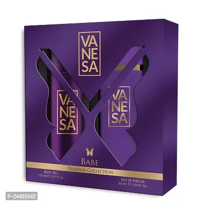 VANESA Babe Gift Pack - Deodorant 150ML + Perfume 60ML | Long Lasting Fragrance for Women