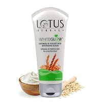 Lotus Herbals Whiteglow Skin Whitening  Brightening Gel Cream SPF 25 Pa +++, 60g| Oatmeal  Yogurt Skin Whitening Scrub, 50g-thumb3