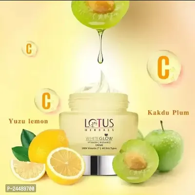 LOTUS HERBALS WhiteGlow Vitamin C Radiance Cream SPF 20 For Dark Spots  Dull Skin Anti- Pollution (50 g)-thumb3