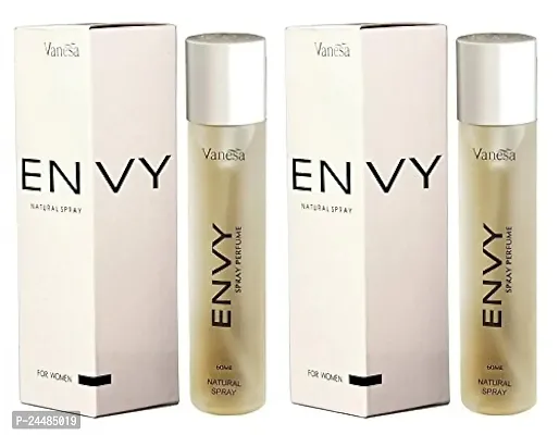 ENVY Natural Spray For Women Perfume - 60ML Each (Pack of 2) | Long Lasting Eau Da Parfum