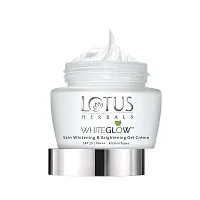 Lotus Herbals Whiteglow Skin Whitening  Brightening Gel Cream SPF 25 Pa +++, 60g| Oatmeal  Yogurt Skin Whitening Scrub, 50g-thumb2