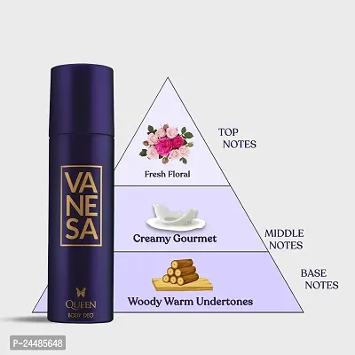 Vanesa Queen Deo for Women - 150ML | Long Lasting Deodorant for Women  Girls-thumb3