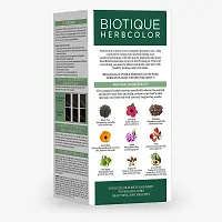 Biotique Herbcolor Conditioning Hair Colour l Ammonia Free Hair Color l 9 Organic Herbal Extracts l Natural and Healthy Shine l 50g + 110ml| Darkest Brown 3N (Pack of 1)-thumb1