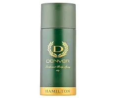 DENVER HAMILTON PERFUME- 100ML  DENVER HAMILTON DEODORANT BODY SPRAY -165ML (COMBO SET) ORIGINAL GURANTEE-thumb2