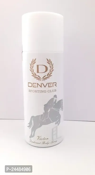 DENVER Sporting Club Victor Deo for Men - (165ML) | Long Lasting Deodorant Body Spray for Men