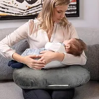 New Born Portable Breast Feeding Pillow | Infant Support for Baby and Mom Breastfeeding Pillow Baby Feeding Pillow-thumb1