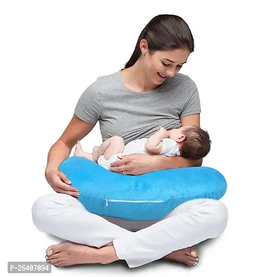 New Born Portable Breast Feeding Pillow | Infant Support for Baby and Mom Breastfeeding Pillow Baby Feeding Pillow-thumb0