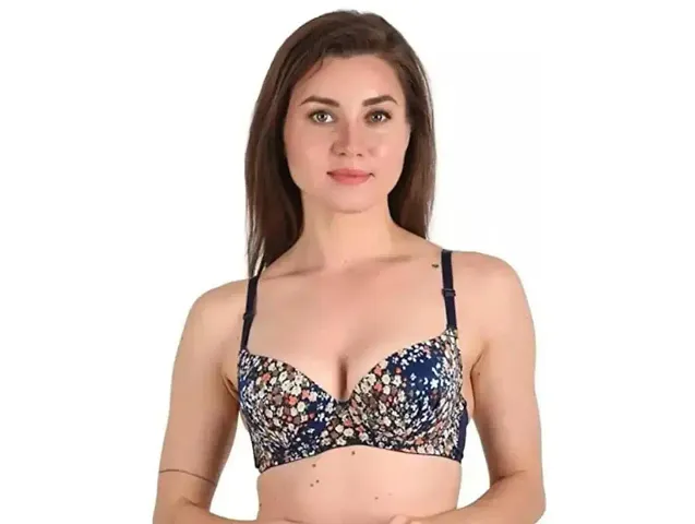 PENANCE FOR YOU Women's Polycotton Imported Fabric Underwired/Wired Push-up Lightly Padded Bras (B Cup)