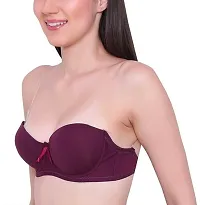 Stylish Fancy Polycotton Solid Padded Bras For Women-thumb1