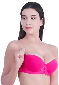 Stylish Fancy Polycotton Solid Padded Bras For Women-thumb1