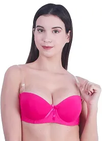 Stylish Fancy Polycotton Solid Padded Bras For Women-thumb2