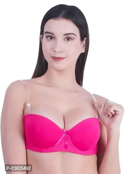 Stylish Fancy Polycotton Solid Padded Bras For Women-thumb3