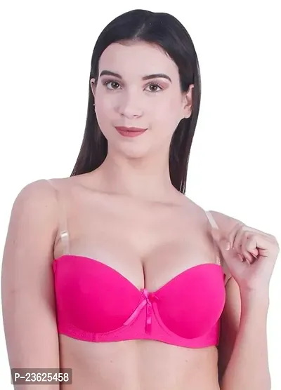 Stylish Fancy Polycotton Solid Padded Bras For Women-thumb2