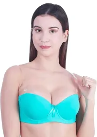 Stylish Fancy Polycotton Solid Padded Bras For Women-thumb2