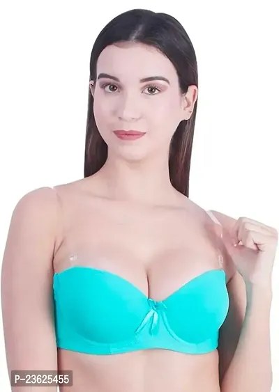 Stylish Fancy Polycotton Solid Padded Bras For Women-thumb3