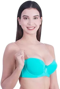 Stylish Fancy Polycotton Solid Padded Bras For Women-thumb3