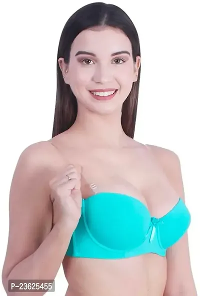 Stylish Fancy Polycotton Solid Padded Bras For Women-thumb4