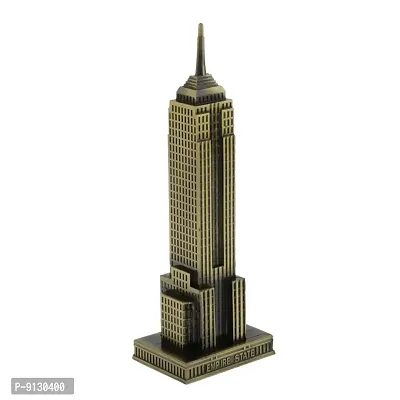 Crafts Beautiful Empire State Building USA Landmark Metal Miniature for Home Deacute;cor