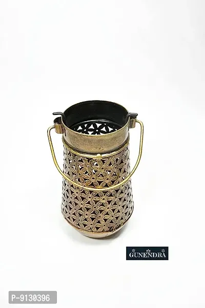 Crafts Wrought Iron Handi Diya Lantern Candle Holder for Birthday-thumb4