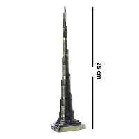 Diamond Sea Big Size Burj Khalifa UAE Souvenir Decorative Showpiece - (10 inch) 25 cm (Brass, Copper)-thumb1