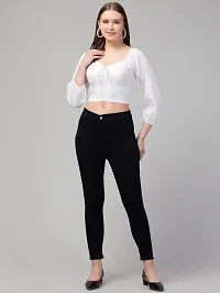 Kapsh Alluring Crop TOP (Small, White)-thumb3