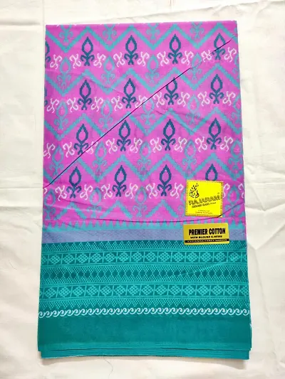 FANCY  COTTON SILK SAREES WITH BORDER