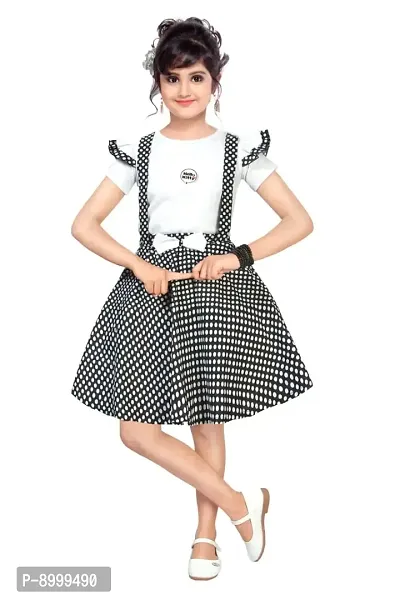 4 YOU Beautiful Cotton Top and Bottom Set Dress for Girls (6-7 Years)