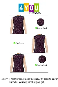 4 YOU DRESSES Beautiful Sparkle Velvet Frock with Bag for Girl-thumb4