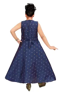 4 YOU DRESSES Girl's Gown (TRADITNIOL 2022_Deep Pink With Navy Blue)-thumb2
