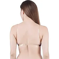 Norvia Multicolor Backless Transparent Bra for Party/Wedding/Everyday use Violet-thumb2