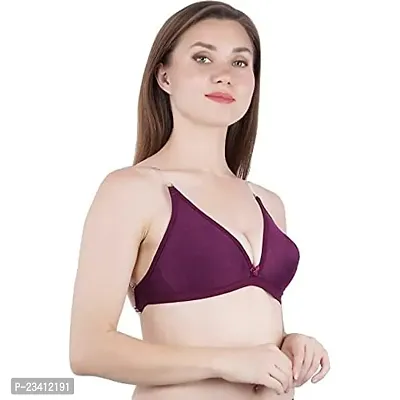 Norvia Multicolor Backless Transparent Bra for Party/Wedding/Everyday use Violet-thumb5