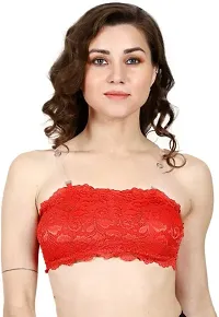 Women cotton padded bandue bra pack of 3-thumb4