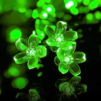 Newton Blossom Flower PVC, Copper String 16 LED Lights (Green, 3 Meter)-thumb3