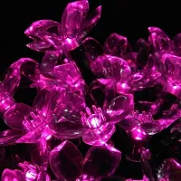 Newton Blossom Flower String 16 LED Lights for Home Indoor Outdoor Decoration, Diwali, Christmas, Festivals, Garden, Balcony (Pink, 3 Meter)-thumb4