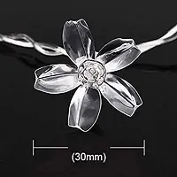 Newton Blossom Flower PVC, Copper String 16 LED Lights (Green, 3 Meter)-thumb4