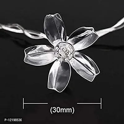 Newton Blossom Flower PVC, Copper String 16 LED Lights (Green, 3 Meter)-thumb5