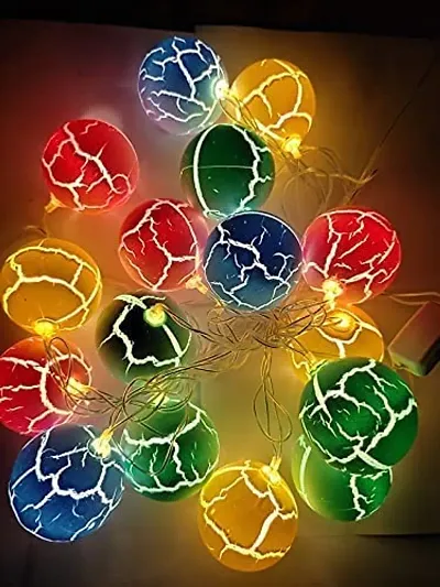 Multicolor Crackle String Light