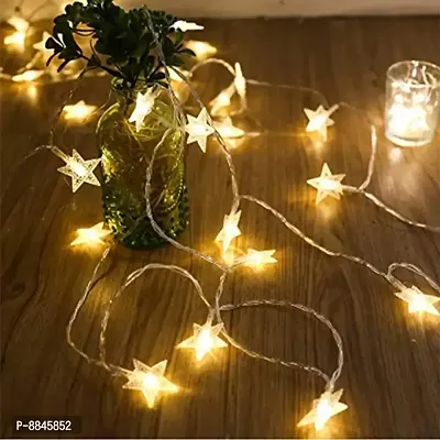 Twinkle Star String LED Lights for Home Indoor Outdoor Decoration, Diwali, Christmas, Festivals, Garden, Balcony (Warm White, 3 Meter) (Twinkle Star)-thumb0