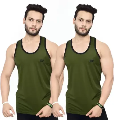 Stylish Blend Vest For Men Pack Of 2